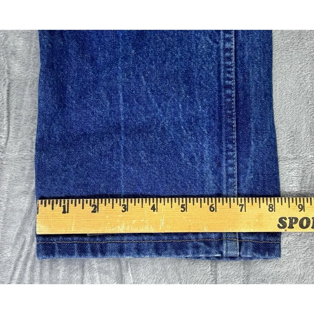 Vintage Wrangler 13MWZPW Mens Jeans 34x32 Blue Denim‎ Western Cowboy